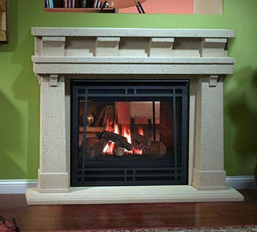 Gas Fireplaces See Through Kastle Fireplace