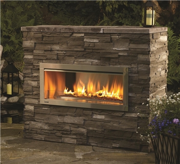 horizon outdoor gas fireplace fireplaces regency