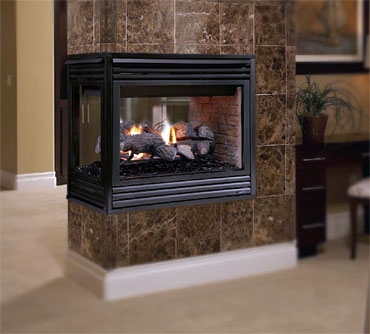 PROCOM 24 IN. VENT-FREE DUAL FUEL GAS FIREPLACE LOGS WITH