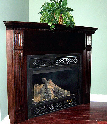 CORNER ELECTRIC FIREPLACE | MEDIA CONSOLES AMP; MANTEL PACKAGES