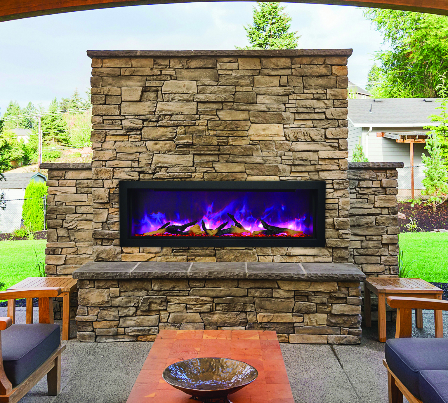 Electric Fireplaces Panorama DEEP Kastle Fireplace