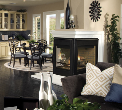Gas Fireplaces Libra Multi View Kastle Fireplace