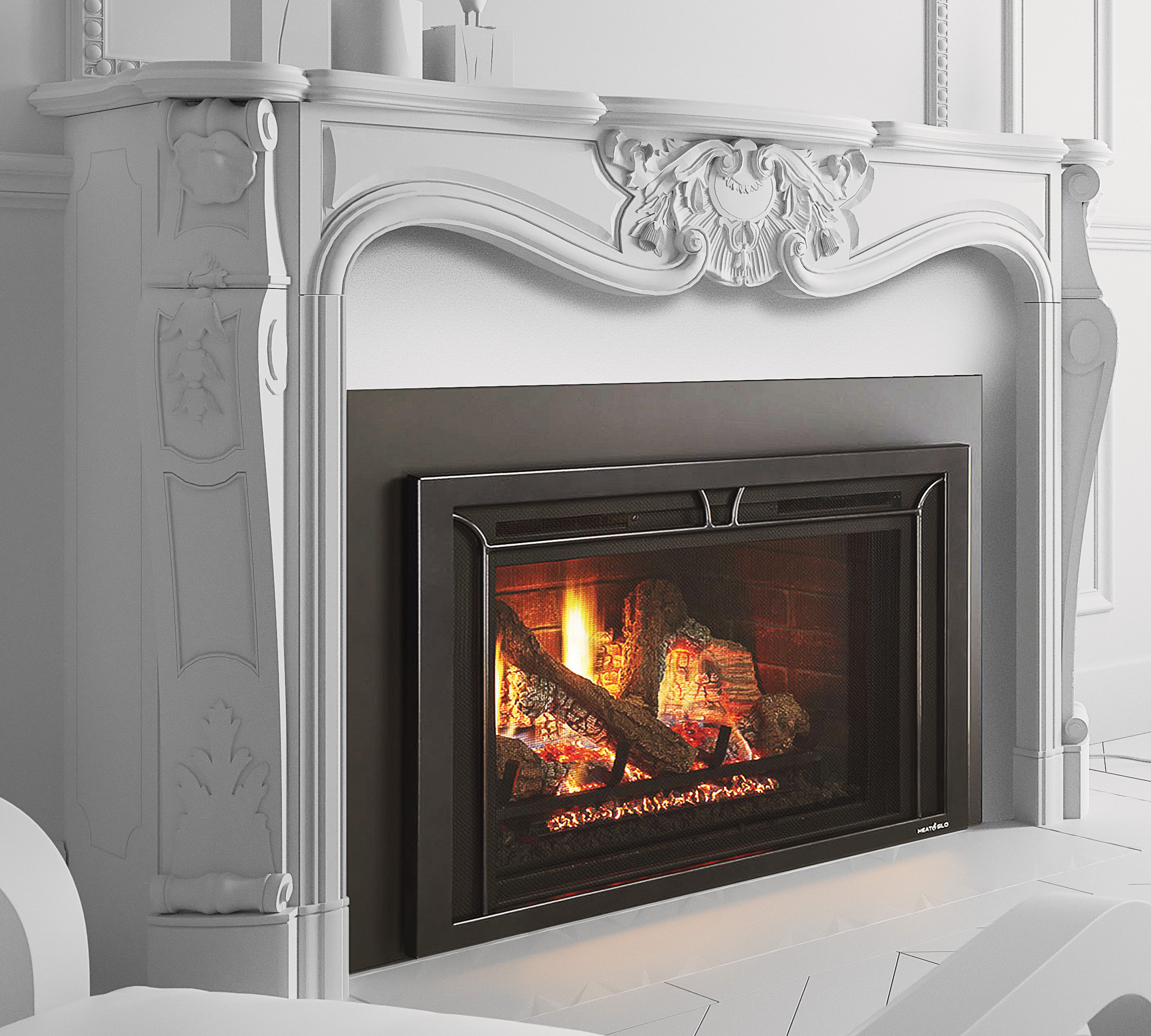 Gas Inserts - Escape - Kastle Fireplace
