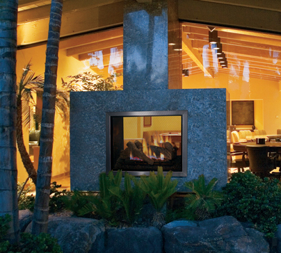 Gas Fireplaces Montebello See Through Kastle Fireplace