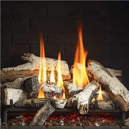 Birch Ceramic Log Set thumbnail