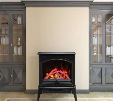 Lynwood E-50 freestanding electric fireplace.