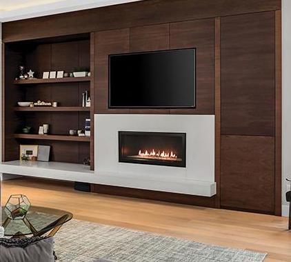 Boulevard 36" linear direct vent gs fireplace.