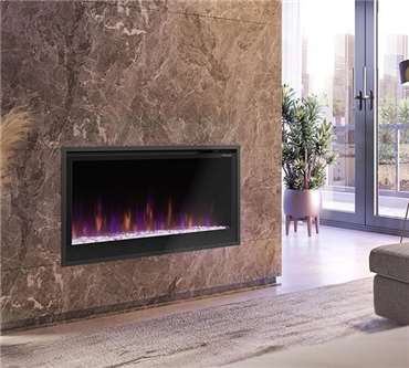 Dimplex Multi-Fire Slim 36" slim depth linear electric fireplace.