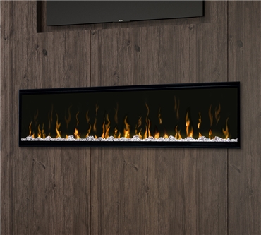 60" electric fireplace.