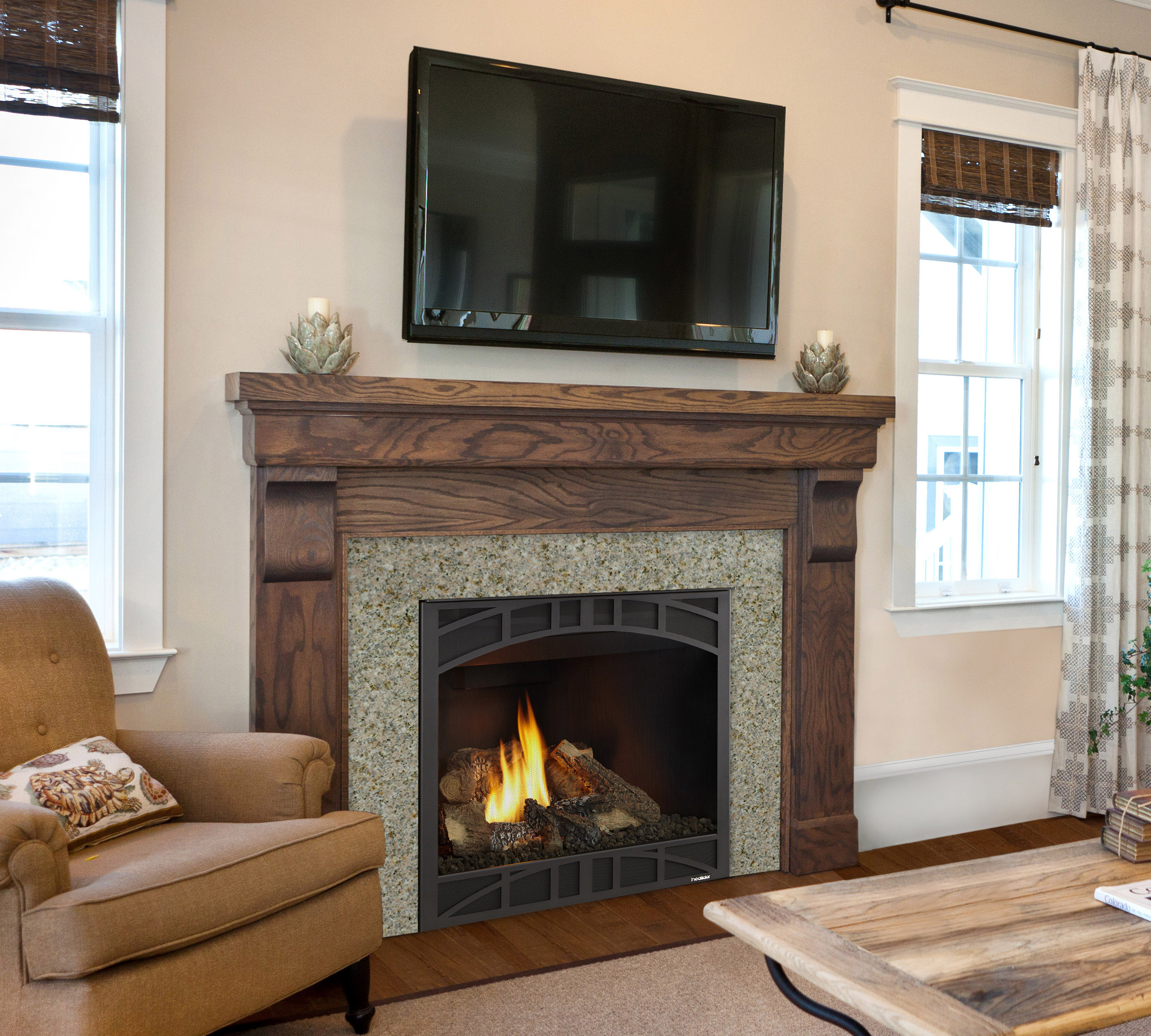 Gas Fireplaces - Novus - Kastle Fireplace