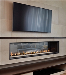 72" width and white glass media.