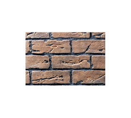 Rustic Brown standard brick panel.