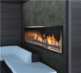 Outdoor Linear Fireplace Thumbnail