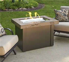 Providence Fire Pit Table - Marbleized Noche Top Thumbnail